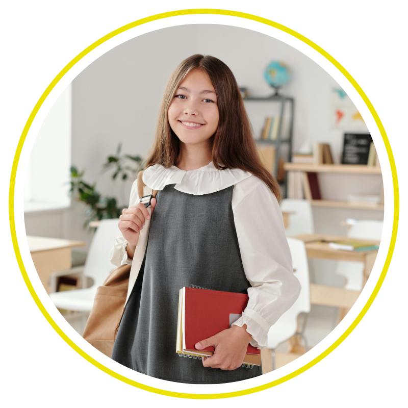 girl who just finished school